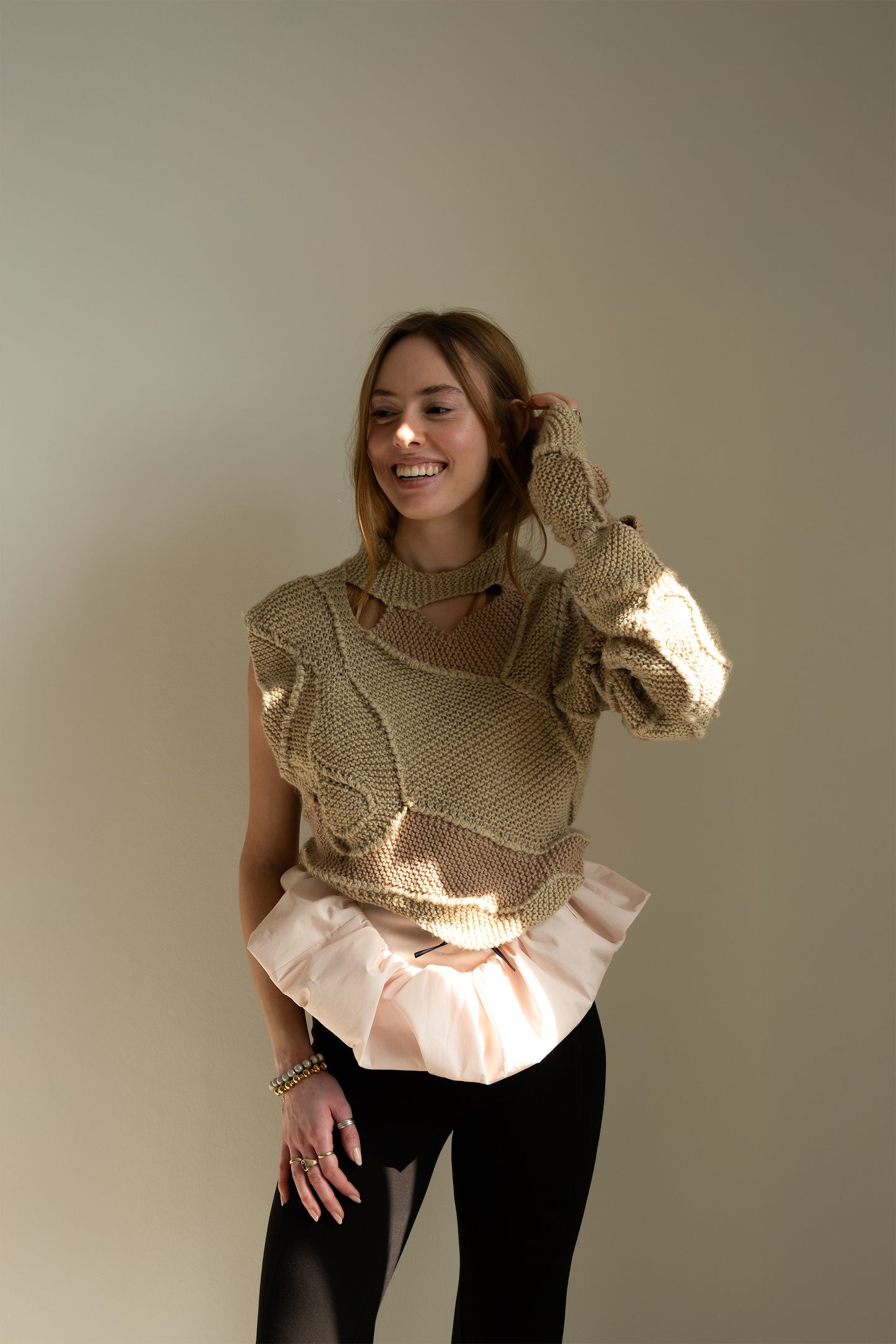 Knitted Asymmetrical Pullover