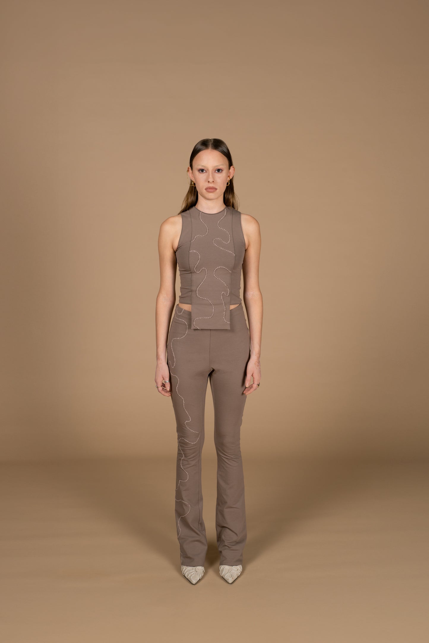 Embroidered Trouser/Leo