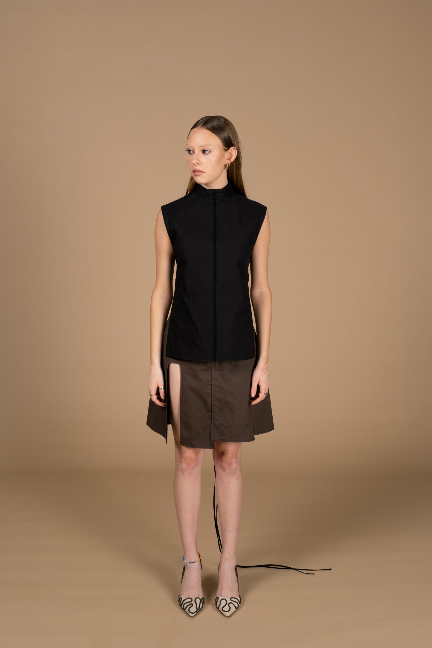 Laced-up Shirt/Leo