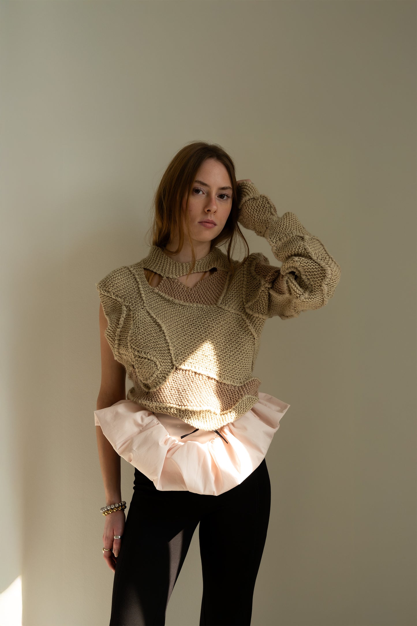 Knitted Asymmetrical Pullover