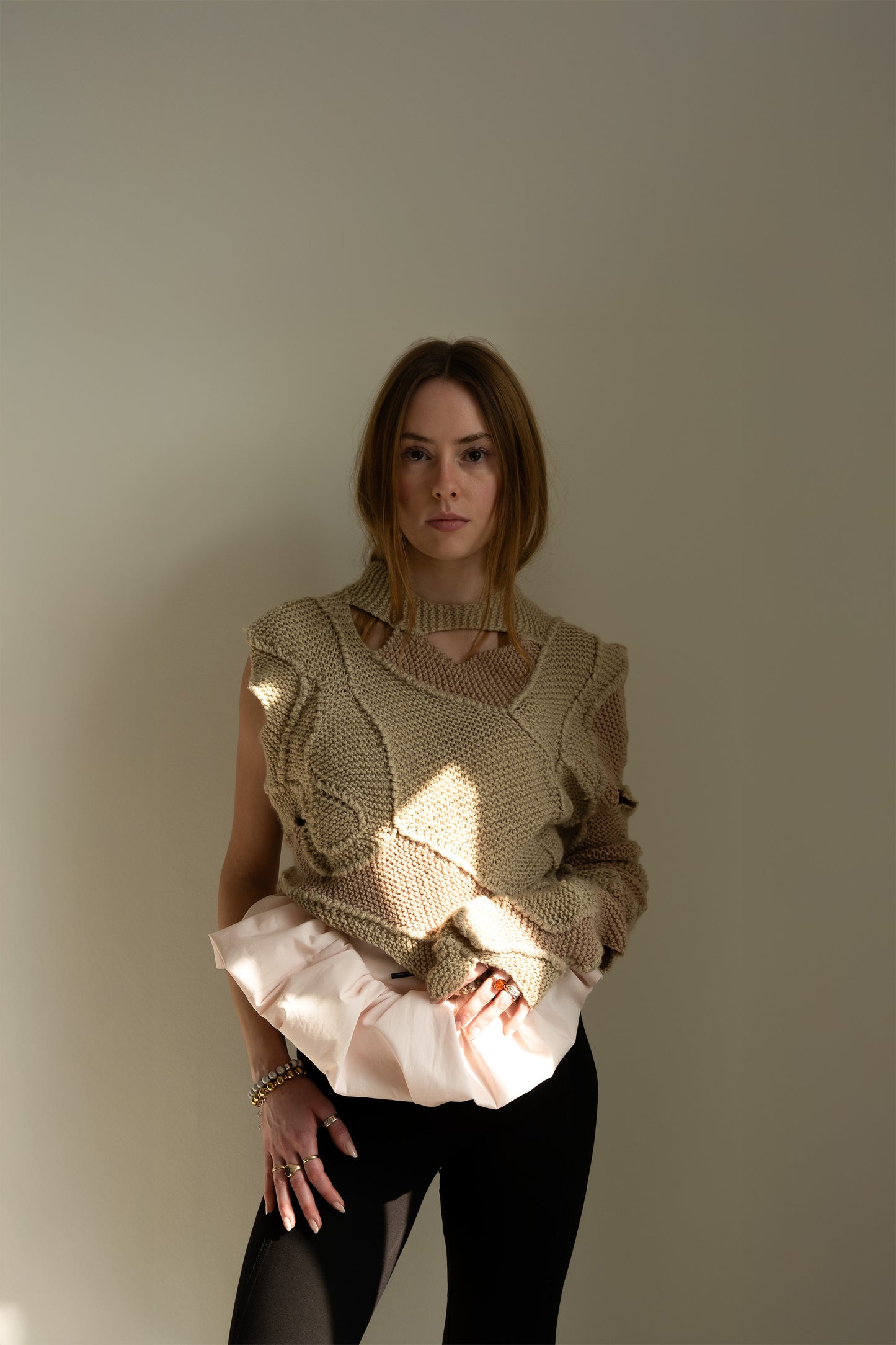 Knitted Asymmetrical Pullover