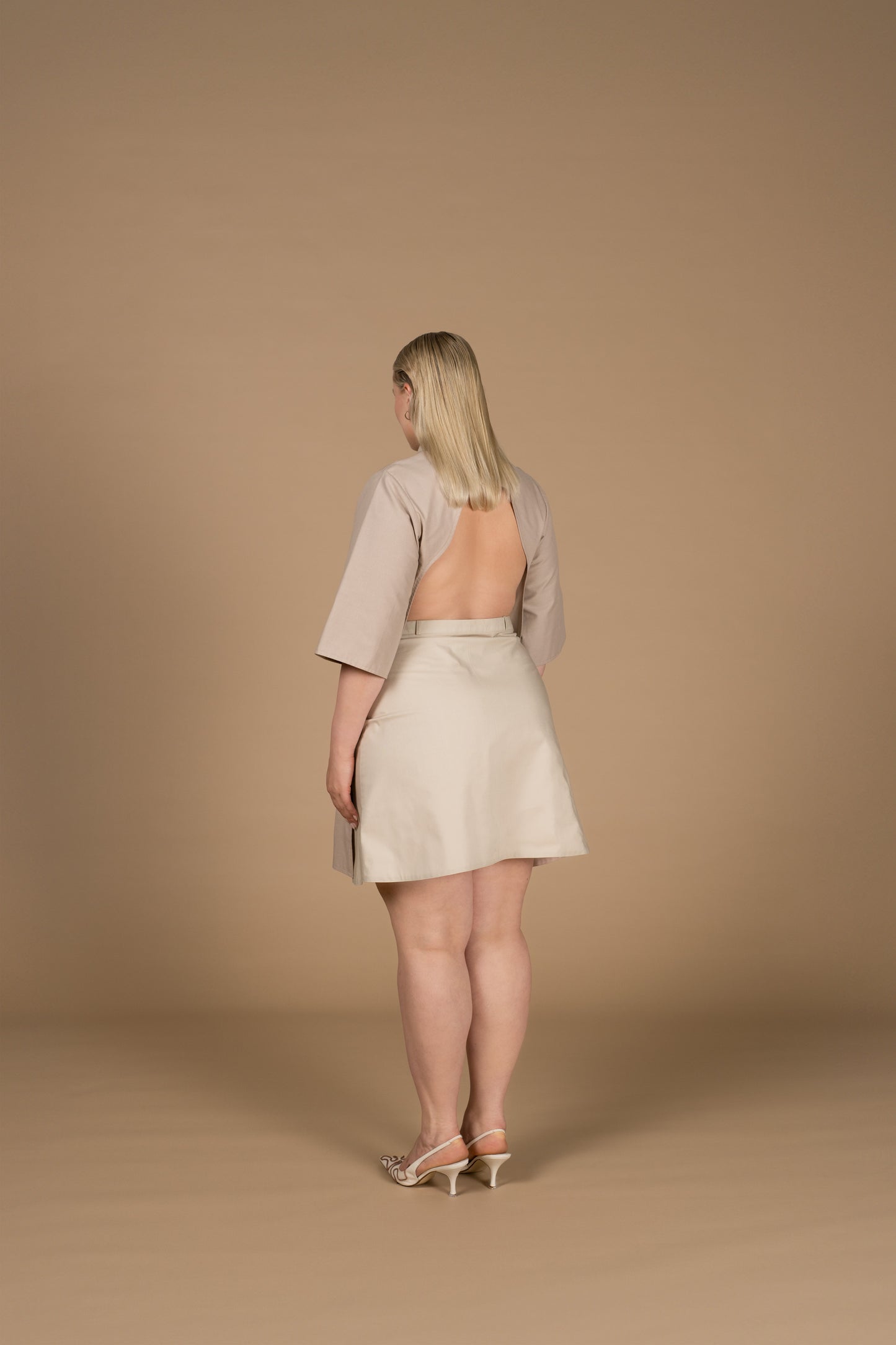 Asymmetrical Shirt/Rose